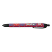 Noir Stylo d'encre Clan Hamilton Red Tartan (Bas)