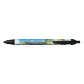 Noir Stylo d'encre de collage papillon mignon (Dos)