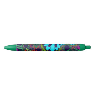 Noir Stylo d'encre de mod d'arc-en-ciel de bleu marine