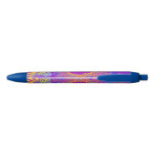 Noir Stylo d'encre de Sunburst Arc-en-ciel tropical per (Dos)