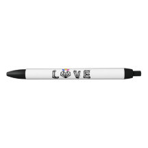 Stylo d'encre du logo Bold Love