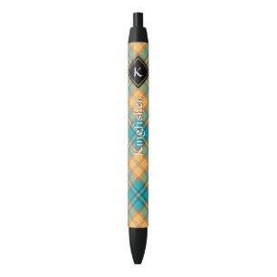 Noir Stylo d'encre Kingfisher Tartan