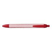 Noir Stylo d'encre KNIT DE LIGNE ROUGE (Dos)