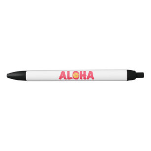 Noir Stylo d'encre noire Aloha