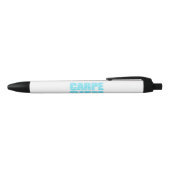 Noir Stylo d'encre noire Carpe Diem (Haut)