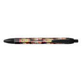 Noir Stylo d'encre noire couleur Matryoshka (Dos)