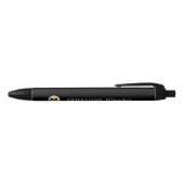 Noir Stylo d'encre noire de luxe personnalisé (Haut)