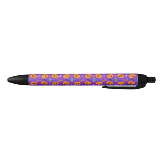 Noir Stylo d'encre noire Jack-O'-Lanterns (Bas)