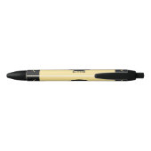 Noir Stylo d'encre noire Monogramme couleur crayon (Dos)