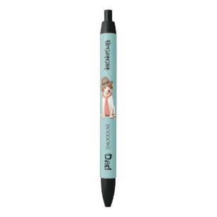 Noir Stylo d'encre noire Pointer Papa