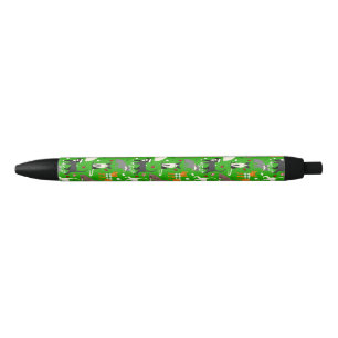 Noir Stylo d'encre noire pour chats de Noël