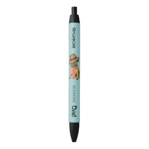 Noir Stylo d'encre noire pour papa Griffon de Bruxelles