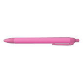 Noir Stylo d'encre noire rose chaud (Bas)