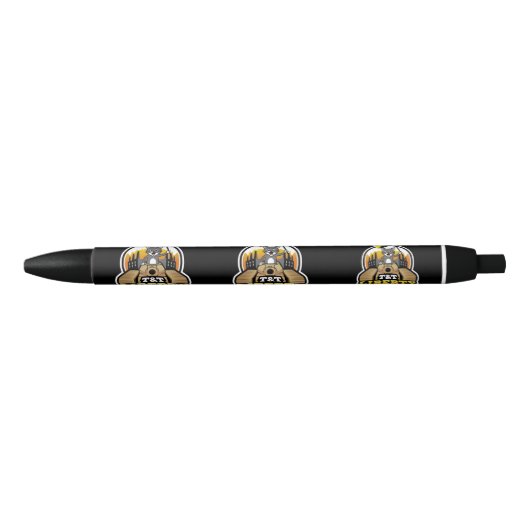 Noir Stylo d'encre par T&T Liberty Factory (Devant)