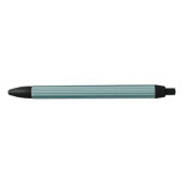 Noir Stylo d'encre rayé turquoise et bleu (Devant)