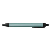 Noir Stylo d'encre rayé turquoise et bleu (Bas)