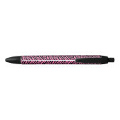 Noir Stylo d'encre Zebra (Dos)