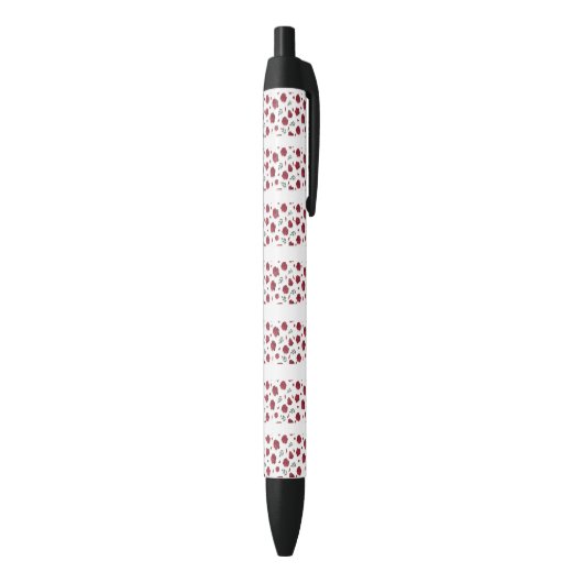 Noir Stylo design Rose élégant (Bas (Vertical))