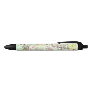 Noir Stylo d'impression de tampon de passeport