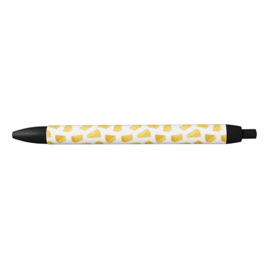 Noir Stylo d'impression Motif de fromage (Devant)