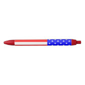 Noir Stylo drapeau américain (Devant)