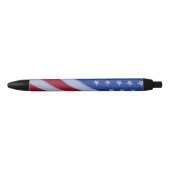 Noir stylo drapeau américain (Devant)