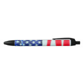 Noir stylo drapeau américain (Haut)