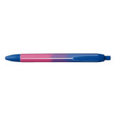 Noir Stylo drapeau bisexuel (Dos)