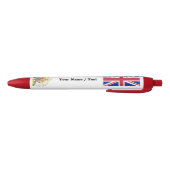 Noir Stylo drapeau britannique, Royaume-Uni / Union Jac (Bas)