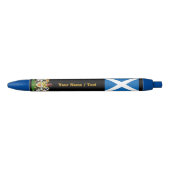 Noir Stylo drapeau écossais, Ecosse / Personnalisé (Devant)