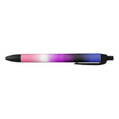 Noir Stylo drapeau Genderfluid (Bas)