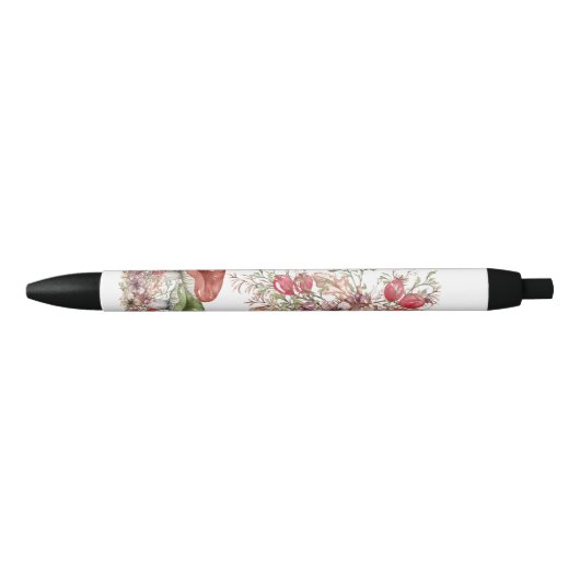 Noir Stylo du bureau des forêts botaniques (Devant)
