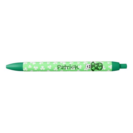 Noir Stylo du champignon de St Patrick (Devant)