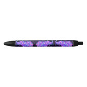 Noir Stylo éléphant Fleurs (Devant)
