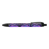 Noir Stylo éléphant Fleurs (Haut)