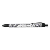 Noir Stylo Empreinte de léopard Maître (Haut)