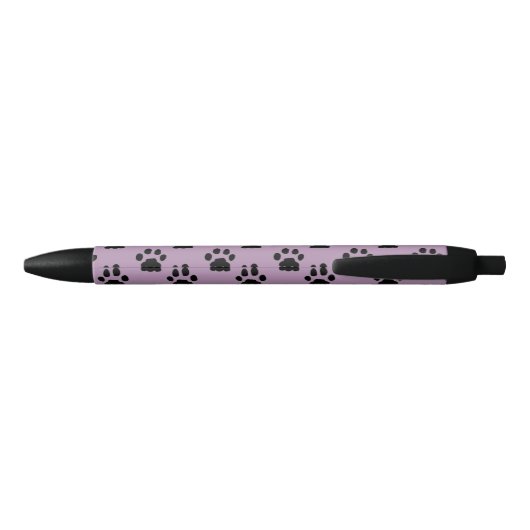 Noir Stylo Empreinte de patte (Dos)