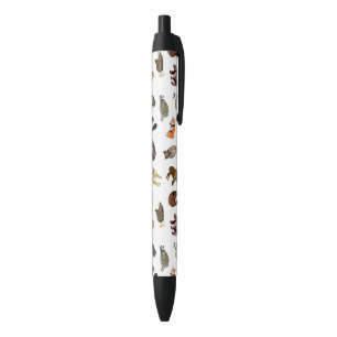 Noir Stylo en bois de créature d'insigne