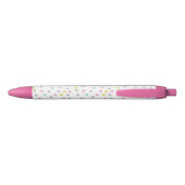 Noir Stylo en pastel de pois (Dos)
