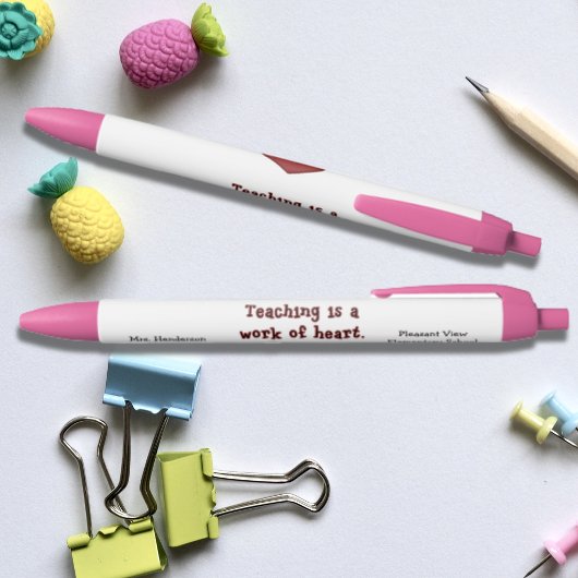 Noir Stylo Encre Appréciation de l'enseignant