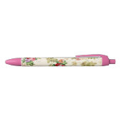 Noir Stylo et stylo d'école Floral (Haut)
