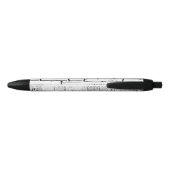 Noir Stylo et stylo scolaire (Dos)