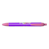 Noir Stylo et stylo scolaire Fée Crème glacée pourpre (Dos)
