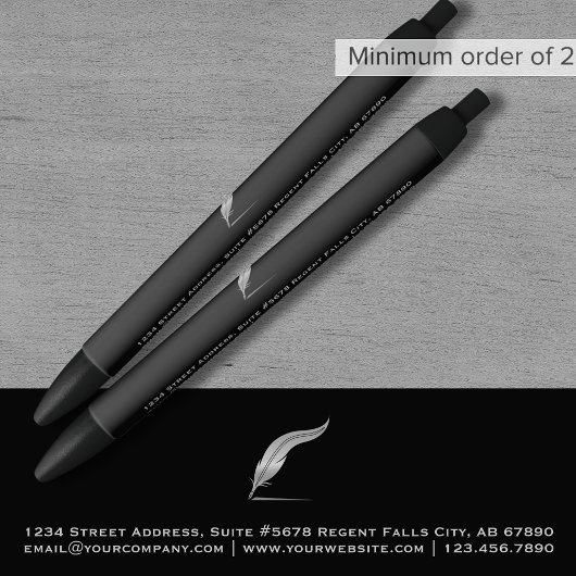 Noir Stylo Exécutif Signature Nota