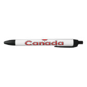 Noir Stylo Feuille d'érable du Canada (Bas)