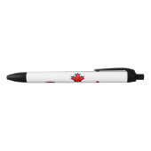 Noir Stylo Feuille d'érable du Canada (Haut)