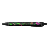 Noir Stylo Fleur Alien Princesse de l'Espace (Noir) (Bas)