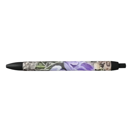 Noir Stylo Floral Crocus (Devant)