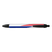 Noir Stylo français personnalisé, Drapeau français, Fra (Dos)