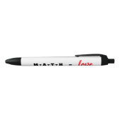 Noir Stylo Geeks Math Égal Amour (Haut)